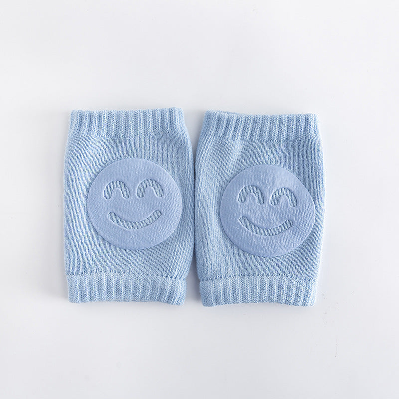 Baby Crawling Knee Pads – Non-Slip Protection with Smiley Face Design