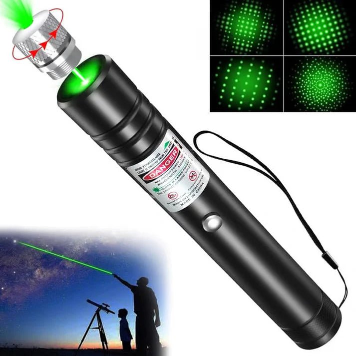 USB Rechargeable High Power Laser Flashlight - Denna
