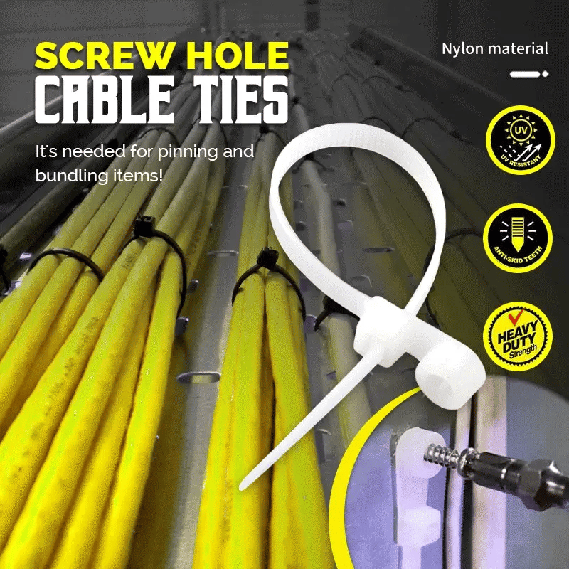 Screw Hole Cable Ties - Denna
