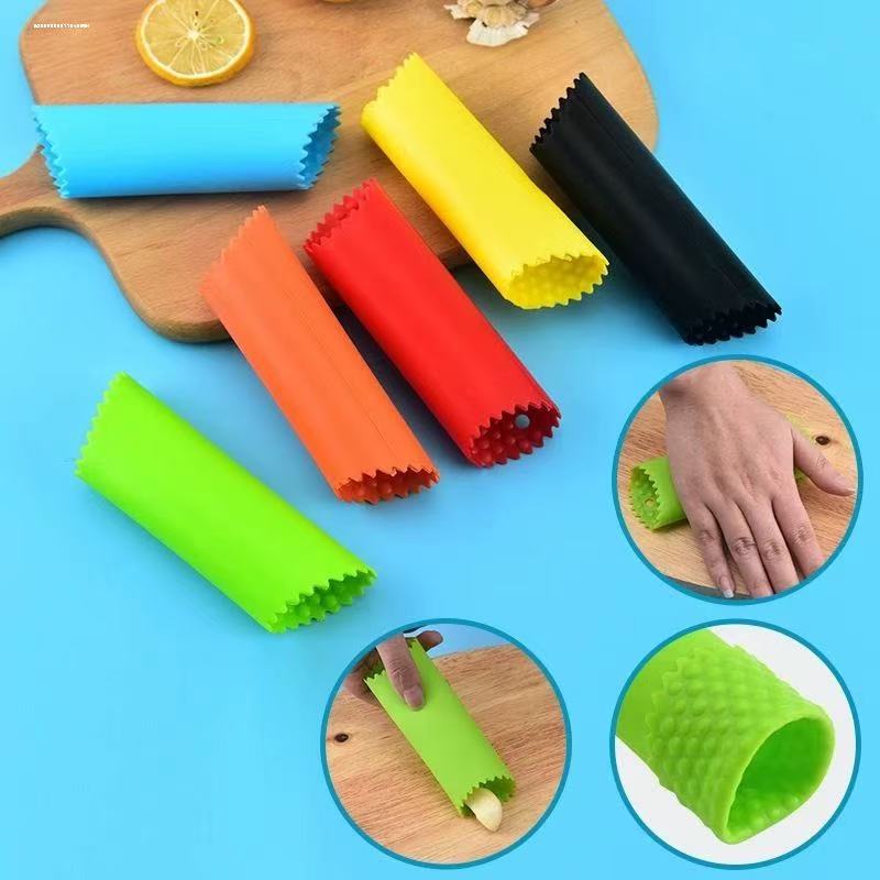 Effortless Garlic Skin Removal Roller Peeler Set - Denna