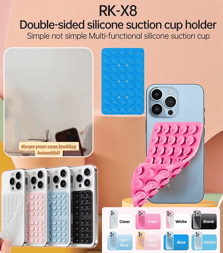 silicone phone suction cup stickers - Denna