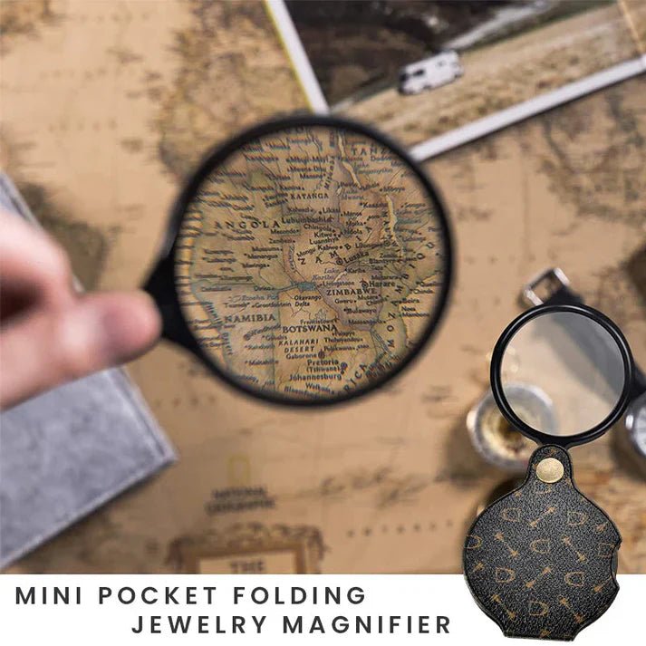 Premium Folding Mini Magnifying Glass - Denna