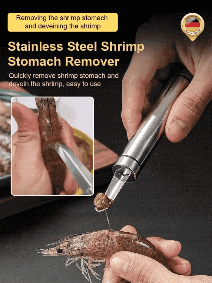 🔥Stainless Steel Shrimp Stomach Remover - Denna
