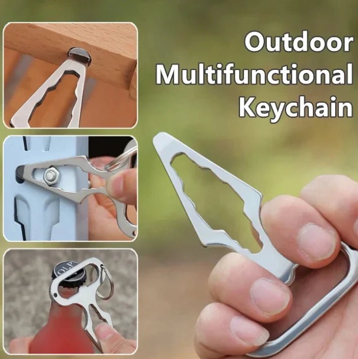 ✨Outdoor self-defense multifunctional keychain - Denna