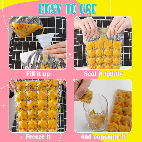 10Pcs/Pack Disposable Ice Making Bag 🎁With Free Foldable Funnel