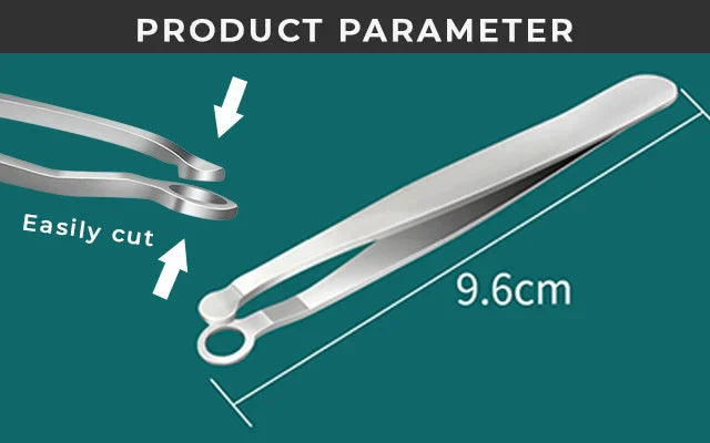 Multifunction Round-tipped Nose Hair Trimming Tweezers