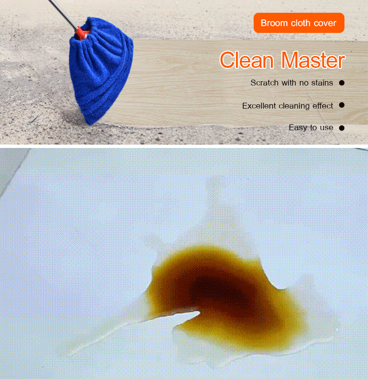 Sweeper Adjustable Cloth Head Broom Cover