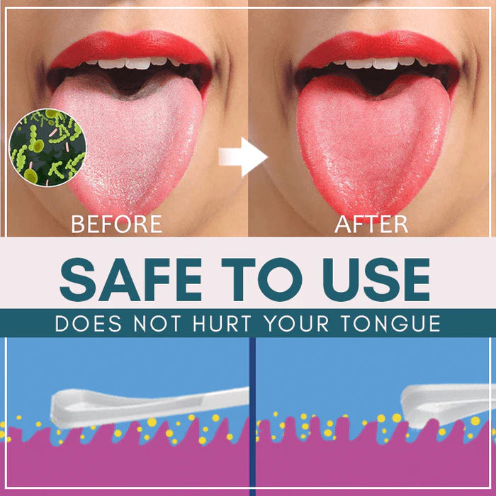 BreathRefresh Tongue Scraping Cleaner(2Pcs)
