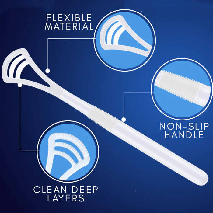 BreathRefresh Tongue Scraping Cleaner(2Pcs)