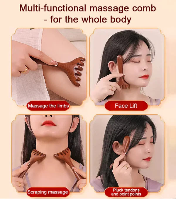 High Quality Sandalwood Meridian Massager