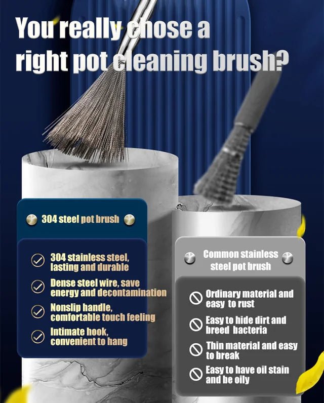 304 stainless steel Cleaning brush - Denna