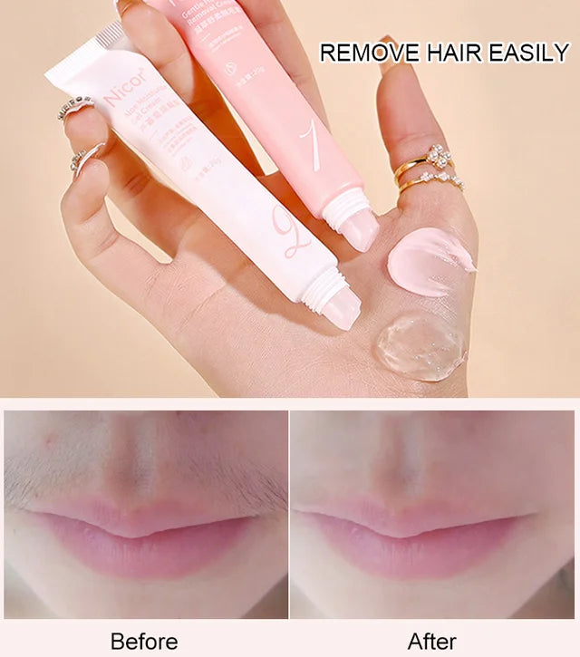 2-piece Hair Removal Cream and Soothing Essence