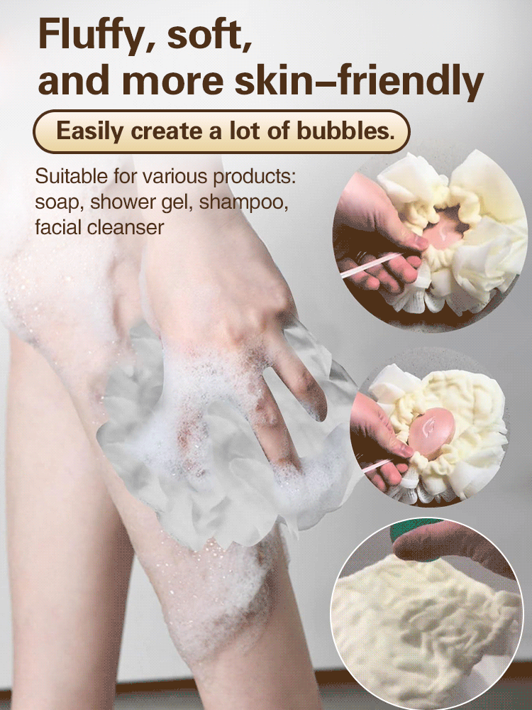 Two in one bath ball