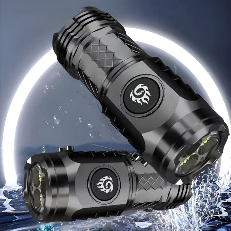 🔥Three-eyed monster mini flashlight