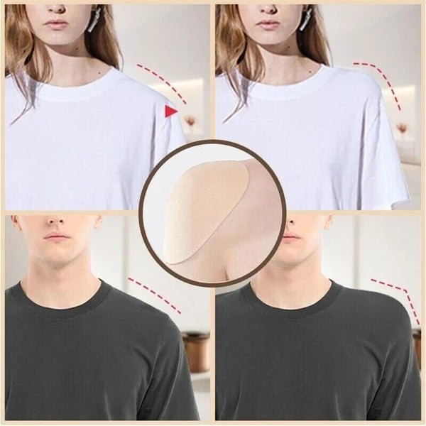 Naturally Silicone -Transparent Anti-slip Shoulder Pads - Denna
