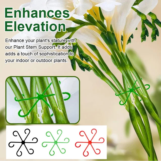 Plant climbing flower stem folding clamp (8Pcs/set)