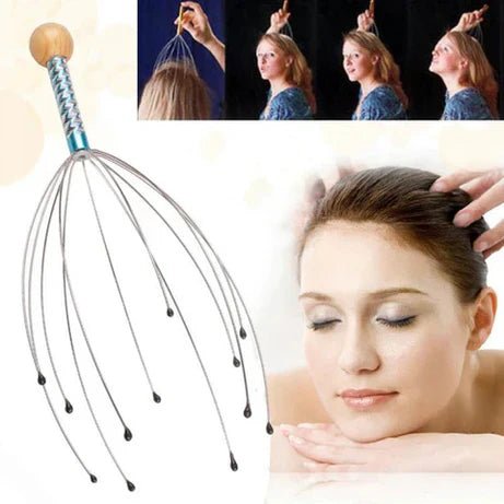 🔥Octopus Head Massager Scalp Relaxation for Relieve Fatigue and Pressure - Denna