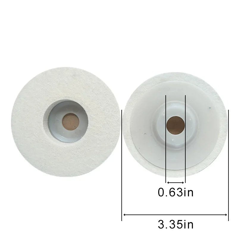 Wool Felt Polishing Wheel Disc - Denna