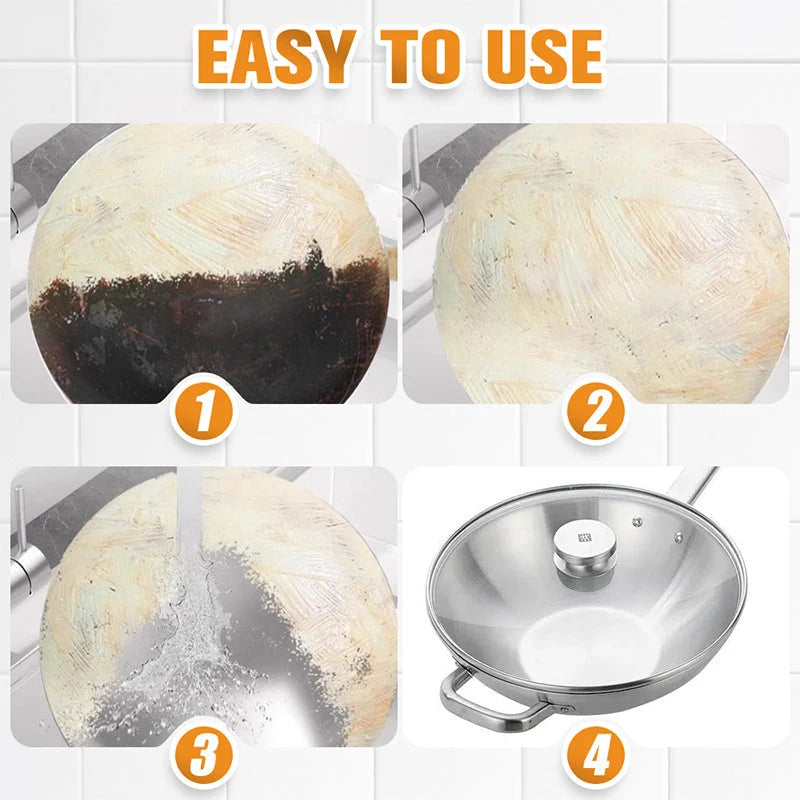 Powerful Burnt Residue Remover Paste for Cookware