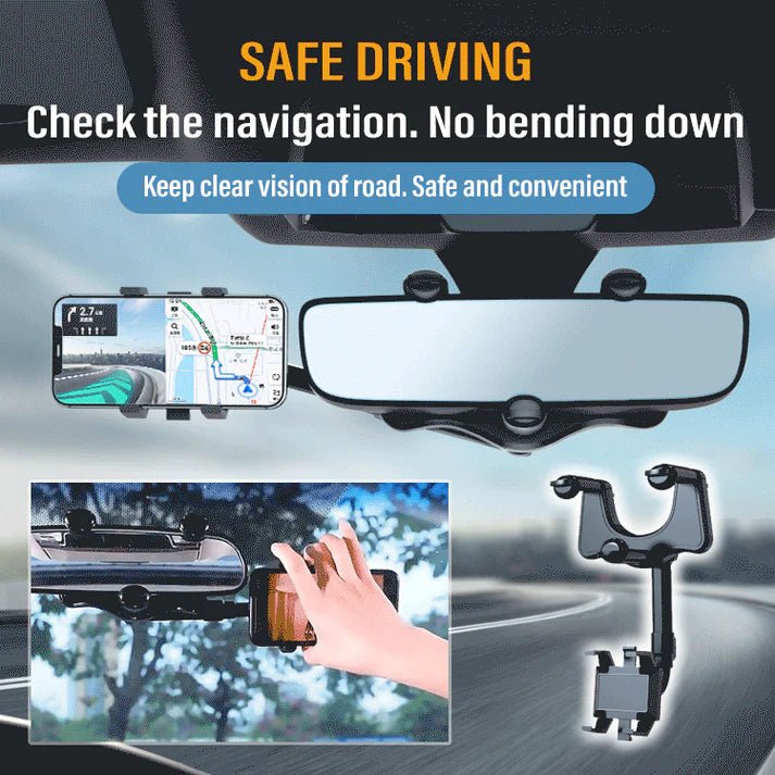 Earview mirror car-mounted phone holder - Denna