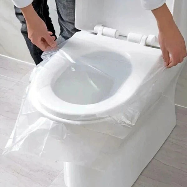 Biodegradable Disposable Plastic Toilet Seat Cover (24 Pcs/Set)