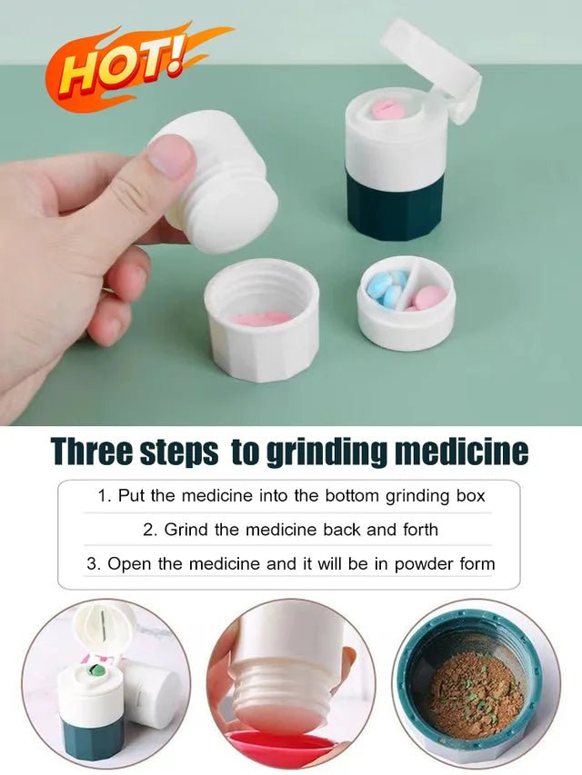 Portable 4-in-1 medicine grinder - Denna