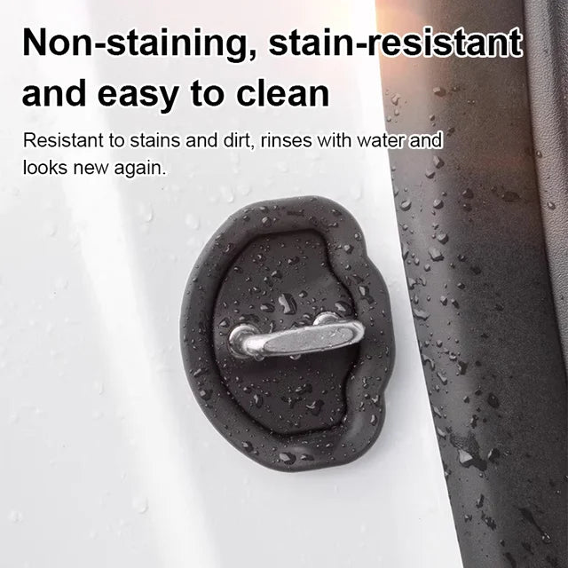 Silicone Door Lock Latch Protector Cover(4Pcs/Set)