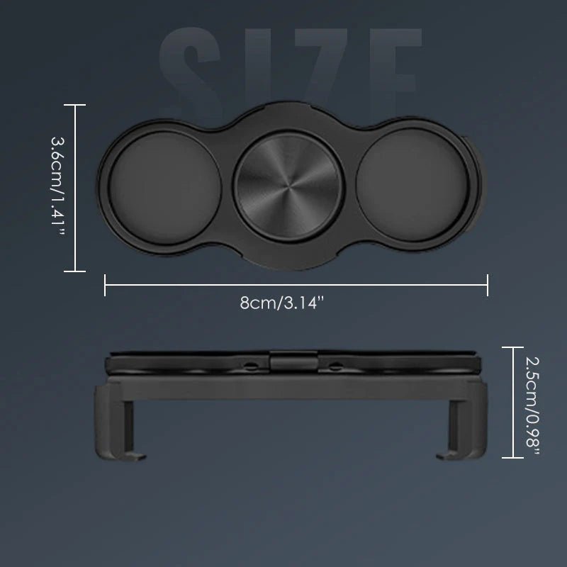🥳2026 HOT SALE🥳💞50K+ SOLD!💥🆘Dual-Ring Three-Finger Back Clip Holder🎒✨ - Denna