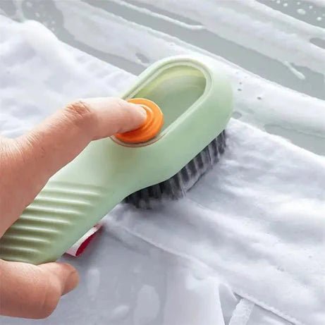 Multifunctional Easy to Use Press Liquid Brush with Soap Dispenser - Denna