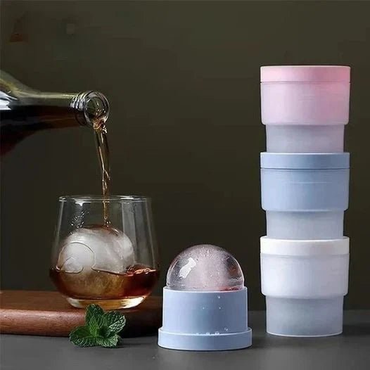Food Grade Stackable Slow Melting DIY Ice Ball For Cocktail Whiskey - Denna