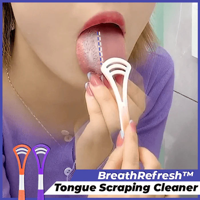 BreathRefresh Tongue Scraping Cleaner(2Pcs)