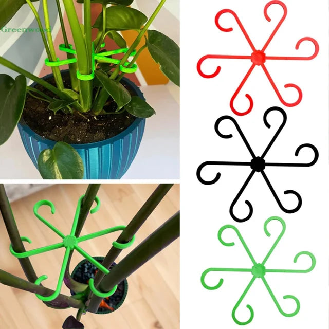 Plant climbing flower stem folding clamp (8Pcs/set)