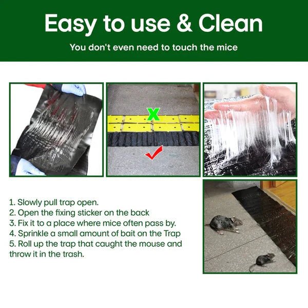 ✨LAST DAY SALE 50% OFF✨Household Mon-woven Strong Trap Sticky Mouse Blanket - Denna