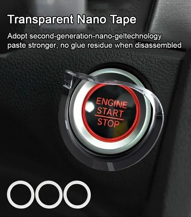 One key start car button rocker decoration - Denna
