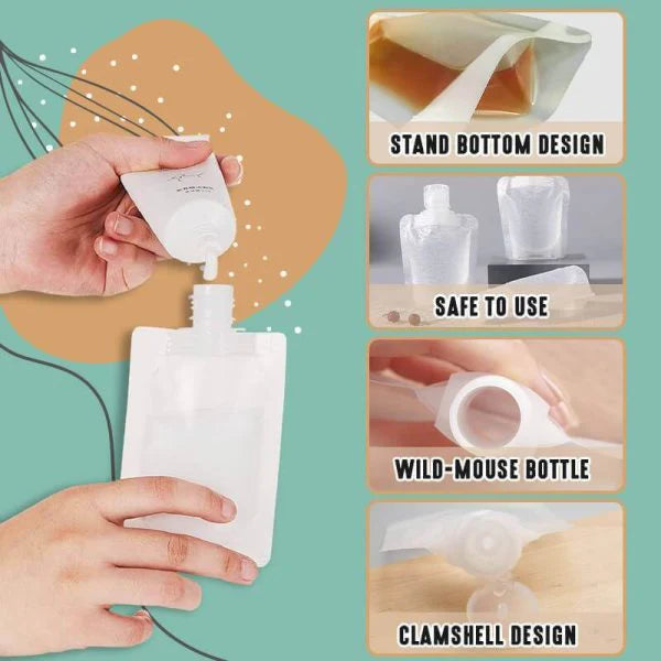 Reusable Leak-Proof Travel Bottles(6Pcs/Set)