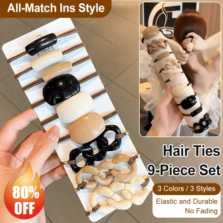 9Pcs Set Popular Hair Clips - Denna