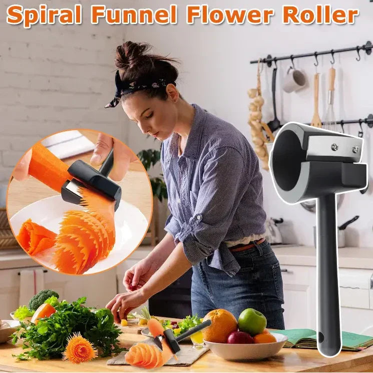 ✨Spiral Funnel Flower Roller