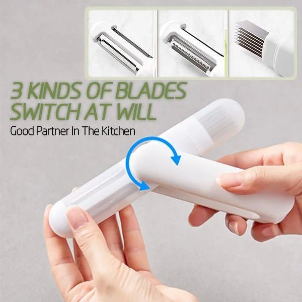 3 in 1 Multifunctional Rotary Paring Knife - Denna