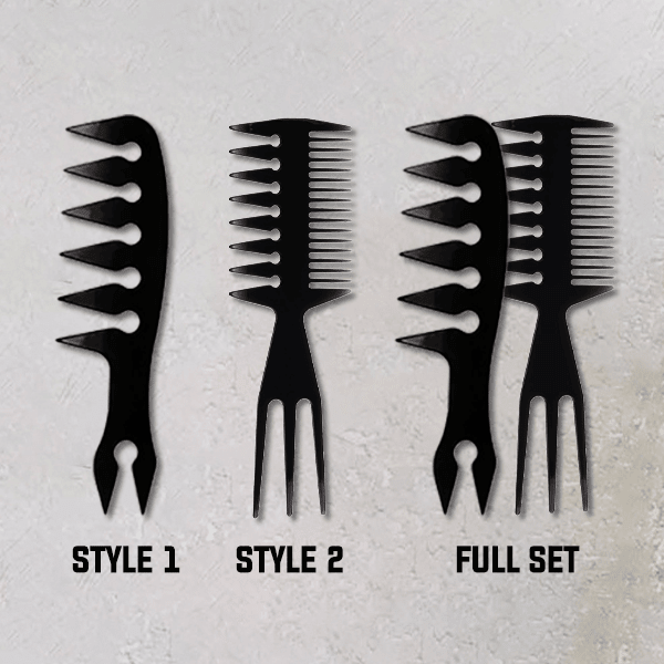 Professional Wide-Tooth Anti-Static Double-Sided Comb - Denna