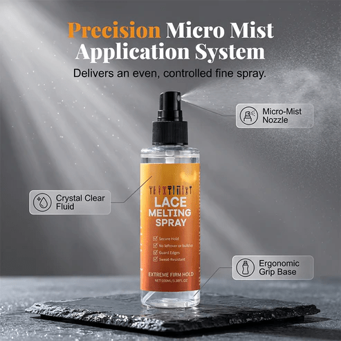 🥳2026 HOT SALE🥳💞50K+ SOLD!🧴🌿 Lace Wig Melting Spray 💇♀️✨ - Denna