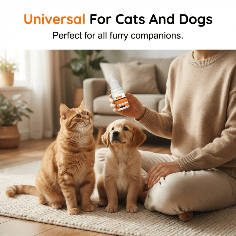 Vet-Recommended Eye Solution – Gentle Formula for Sensitive Breeds 🩺🐕 - Denna