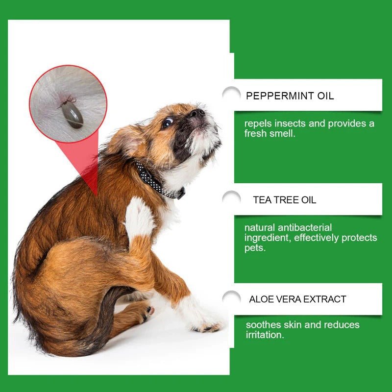 Natural Flea & Tick Spray for Dogs and Cats - Denna