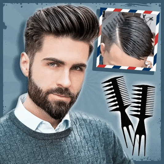 Professional Wide-Tooth Anti-Static Double-Sided Comb (2 Types)
