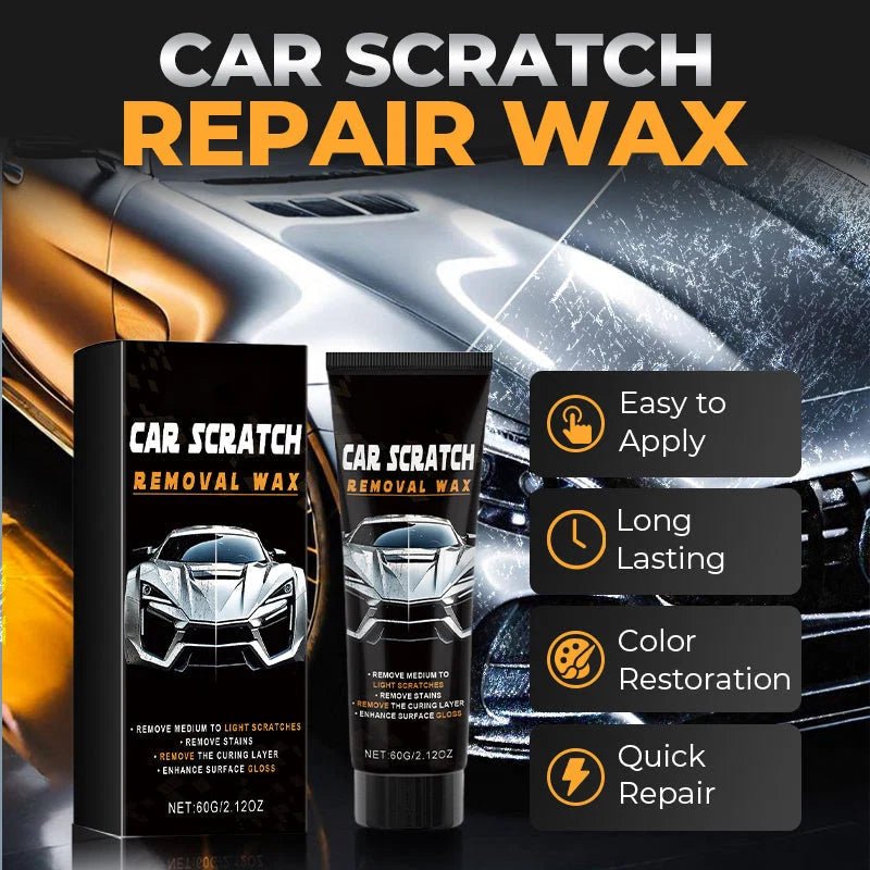 2026 2-in-1 Scratch Wax – Repair & Coat in One Step – Hides Scratches, Shields Paint for Months & Easy Application - Denna