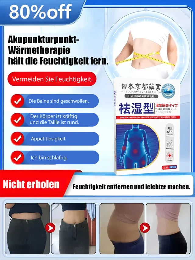 Mugwort dehumidifying and slimming patches