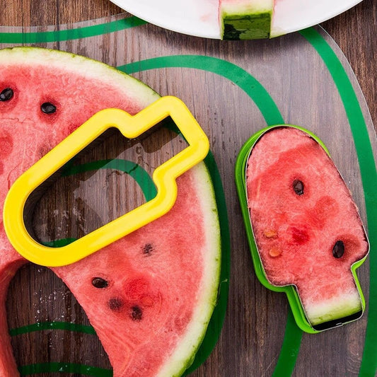 Watermelon Popsicle Cutter Mold (2Pcs)