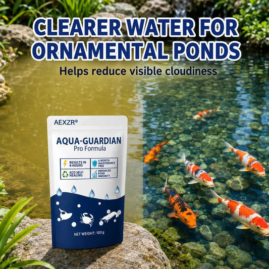 Aqua-Guardian Pond Water Clarifier | Clearer Ornamental Pond & Aquarium Water - Denna