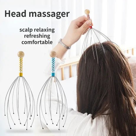 🔥Octopus Head Massager Scalp Relaxation for Relieve Fatigue and Pressure - Denna