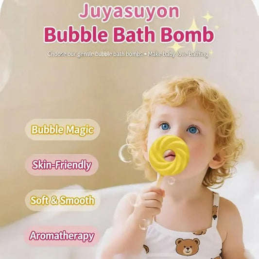 🍭Reusable Cute Lollipop Bath Bomb🧼Colorful Bubble Bath Ball for Fun Bath Time🛁 - Denna