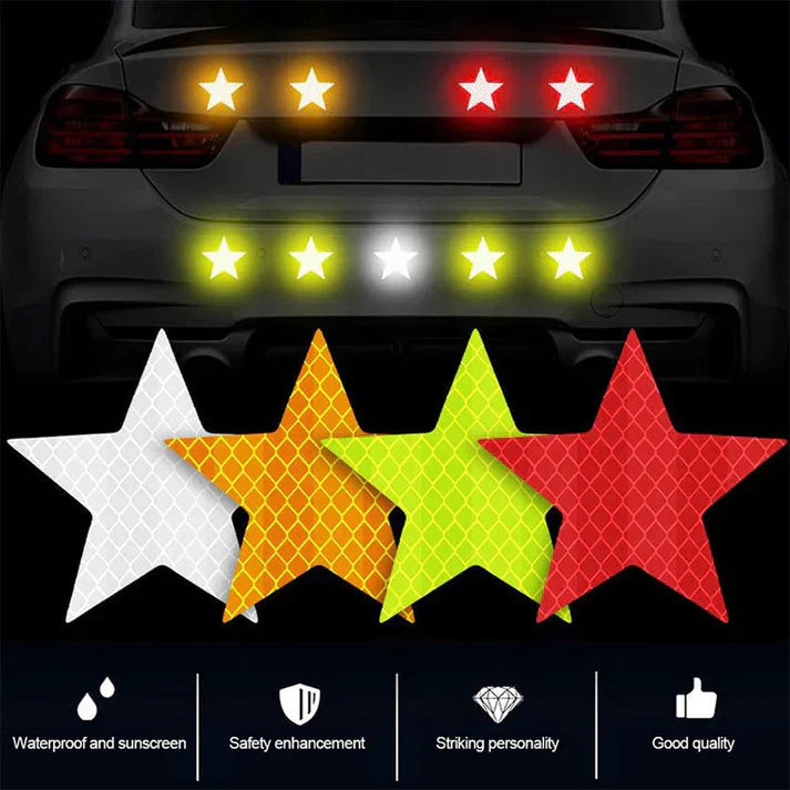 Car Star Reflective stickers
